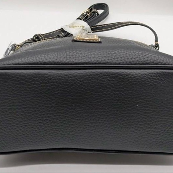 Dooney & Bourke Black Pebbled Leather Shoulder Bag - NWT - Picture 3 of 5